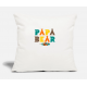 Papa Bear T-Shirt - Indian Feather Tipi Tent Dad Natural White Pillow